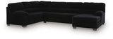 SimpleJoy Onyx 3-Piece RAF Chaise Sectional from Ashley Furniture - Luna Furniture