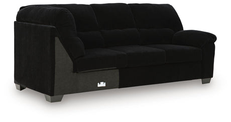 SimpleJoy Onyx Right-Arm Facing Sofa with Corner Wedge from Ashley - Luna Furniture