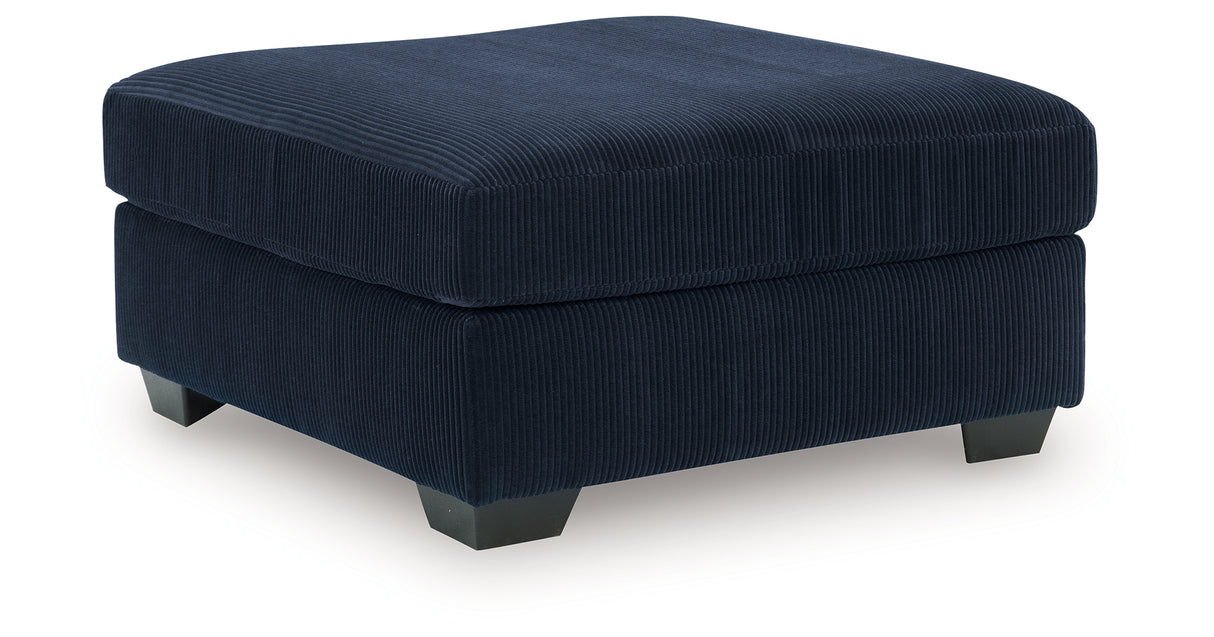 SimpleJoy Navy Oversized Accent Ottoman from Ashley Furniture - Luna Furniture