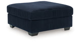 SimpleJoy Navy Oversized Accent Ottoman from Ashley Furniture - Luna Furniture
