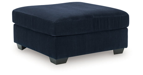 SimpleJoy Navy Oversized Accent Ottoman from Ashley - Luna Furniture