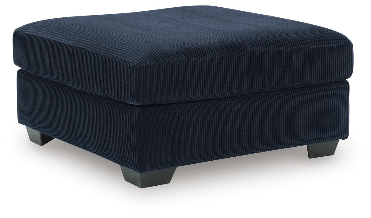 SimpleJoy Navy Oversized Accent Ottoman from Ashley Furniture - Luna Furniture