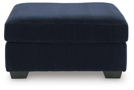 SimpleJoy Navy Oversized Accent Ottoman from Ashley - Luna Furniture