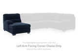 SimpleJoy Navy Left-Arm Facing Corner Chaise from Ashley - Luna Furniture