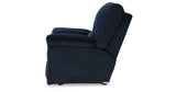 SimpleJoy Navy Recliner from Ashley - Luna Furniture