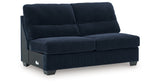 SimpleJoy Navy Armless Loveseat from Ashley Furniture - Luna Furniture