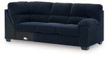 SimpleJoy Navy Right-Arm Facing Sofa with Corner Wedge from Ashley Furniture - Luna Furniture