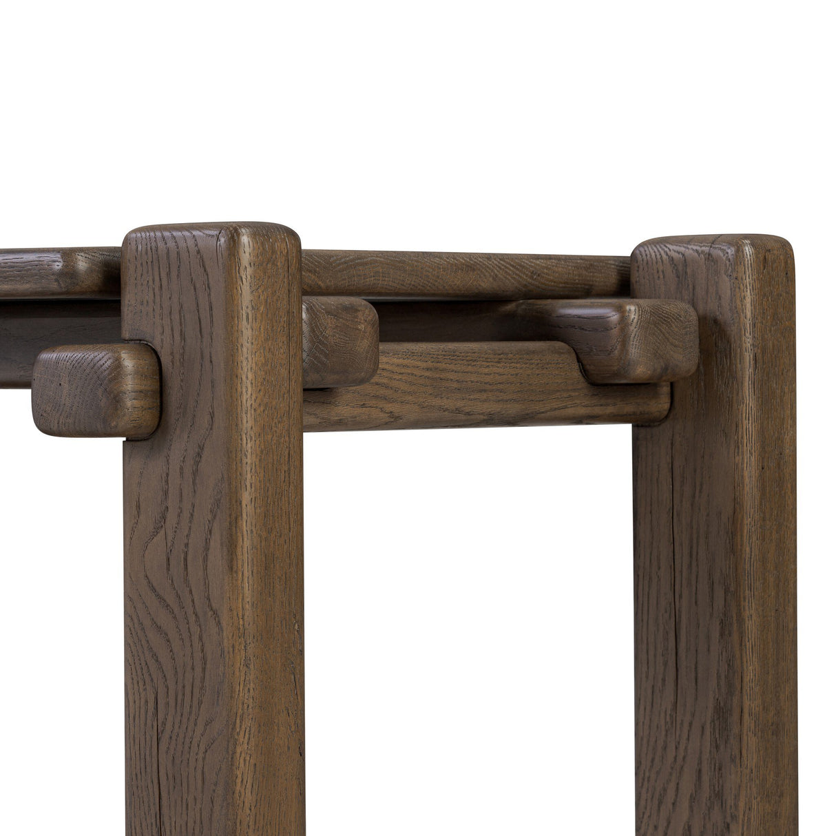 Marcia Console Table in Grey Reclaimed French Oak from Four Hands - Luna Furniture