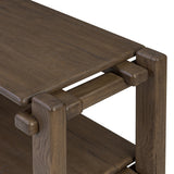 Marcia Console Table in Grey Reclaimed French Oak from Four Hands - Luna Furniture