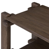 Marcia Console Table in Grey Reclaimed French Oak from Four Hands - Luna Furniture