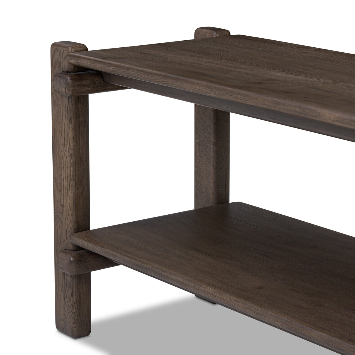 Marcia Console Table in Grey Reclaimed French Oak from Four Hands - Luna Furniture