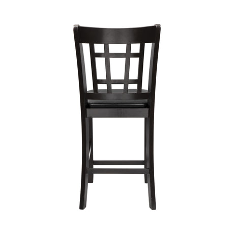 Junipero Espresso Counter Height Chair, Set of 2 from Homelegance - Luna Furniture