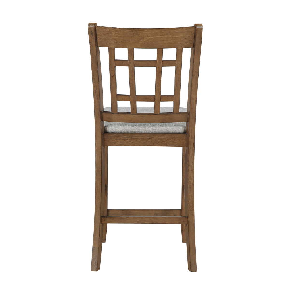 Junipero Brown/Light Gray Counter Height Chair, Set of 2