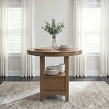 Junipero Brown Round/Oval Counter Height Table