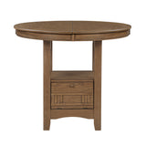 Junipero Brown Round/Oval Counter Height Table
