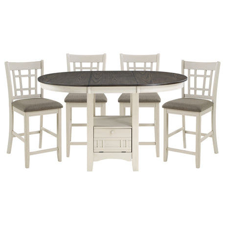 Junipero White Extendable Counter Height Table from Homelegance - Luna Furniture