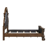 Gilmartin Dark Brown Queen Panel Bed from Homelegance - Luna Furniture