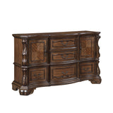 Gilmartin Dark Brown 4pc Set (QB+NS+DR+MR) from Homelegance - Luna Furniture