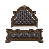 Gilmartin Dark Brown 4pc Set (QB+NS+DR+MR) from Homelegance - Luna Furniture