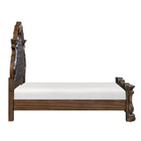 Gilmartin Dark Brown 4pc Set (QB+NS+DR+MR) from Homelegance - Luna Furniture