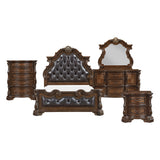 Gilmartin Dark Brown 5pc Set (QB+NS+DR+MR+CH) from Homelegance - Luna Furniture