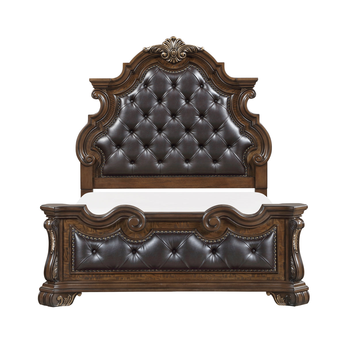 Gilmartin Dark Brown 5pc Set (QB+NS+DR+MR+CH) from Homelegance - Luna Furniture