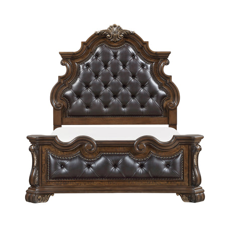 Gilmartin Dark Brown 5pc Set (QB+NS+DR+MR+CH) from Homelegance - Luna Furniture