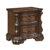 Gilmartin Dark Brown Nightstand from Homelegance - Luna Furniture