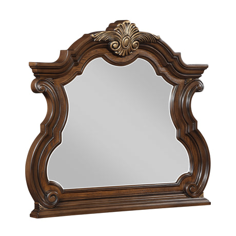 Gilmartin Dark Brown Bedroom Mirror from Homelegance - Luna Furniture
