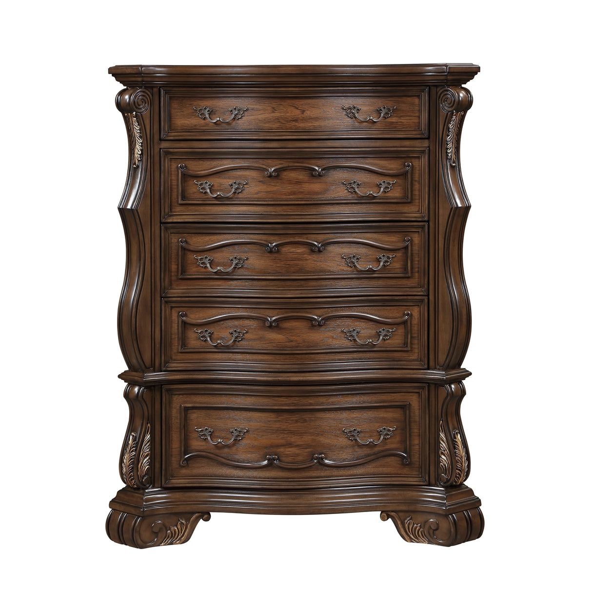 Gilmartin Dark Brown Panel Bedroom Set from Homelegance - Luna Furniture