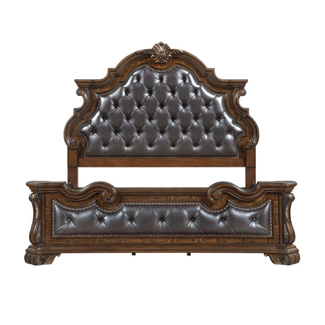 Gilmartin Dark Brown Panel Bedroom Set from Homelegance - Luna Furniture
