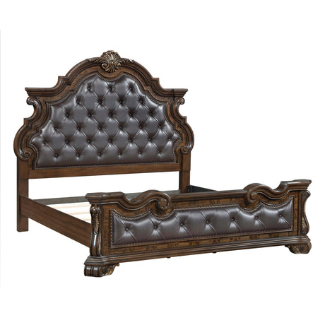 Gilmartin Dark Brown Panel Bedroom Set from Homelegance - Luna Furniture