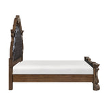 Gilmartin Dark Brown Eastern King Bed from Homelegance - Luna Furniture