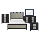 Garrison Charcoal 5pc Set (QB+NS+DR+MR+CH) from Homelegance - Luna Furniture