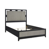 Garrison Charcoal/Gray LED Panel Bedroom Set from Homelegance - Luna Furniture