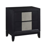 Garrison Charcoal/Gray LED Panel Bedroom Set from Homelegance - Luna Furniture