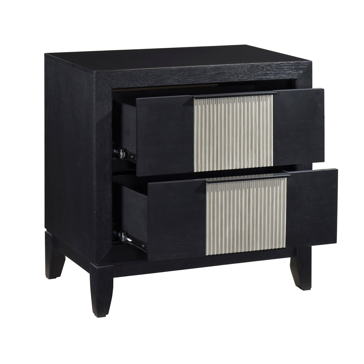 Garrison Charcoal/Gray LED Panel Bedroom Set from Homelegance - Luna Furniture