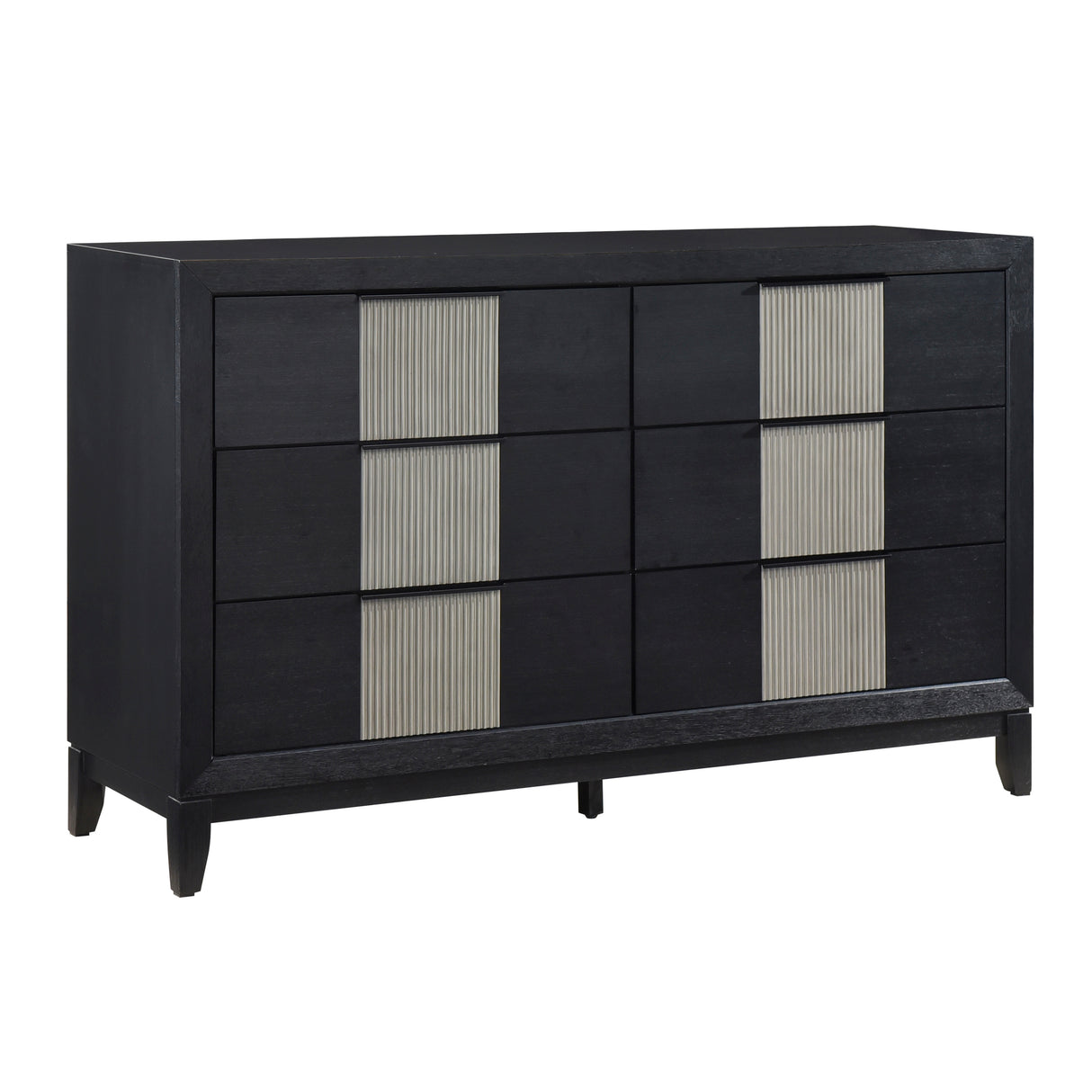 Garrison Charcoal/Gray LED Panel Bedroom Set from Homelegance - Luna Furniture