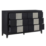 Garrison Charcoal/Gray LED Panel Bedroom Set from Homelegance - Luna Furniture