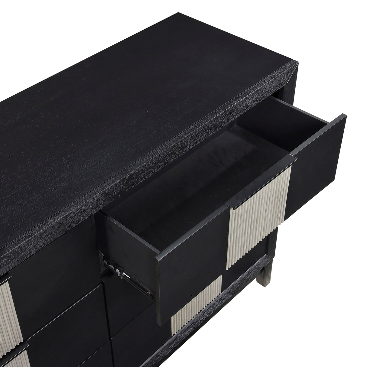 Garrison Charcoal/Gray LED Panel Bedroom Set from Homelegance - Luna Furniture
