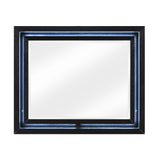 Garrison Charcoal/Gray LED Panel Bedroom Set from Homelegance - Luna Furniture