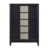 Garrison Charcoal/Gray LED Panel Bedroom Set from Homelegance - Luna Furniture