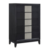 Garrison Charcoal/Gray LED Panel Bedroom Set from Homelegance - Luna Furniture