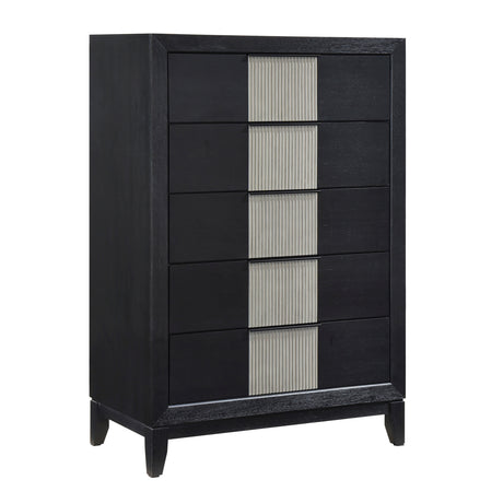 Garrison Charcoal 5pc Set (QB+NS+DR+MR+CH) from Homelegance - Luna Furniture