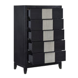 Garrison Charcoal/Gray LED Panel Bedroom Set from Homelegance - Luna Furniture