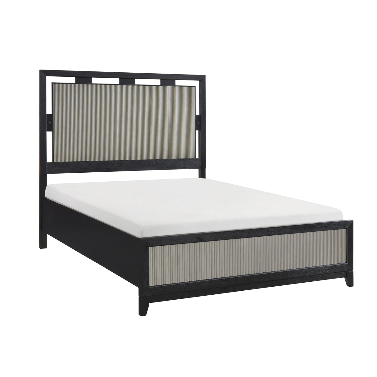 Garrison Charcoal/Gray LED Panel Bedroom Set from Homelegance - Luna Furniture