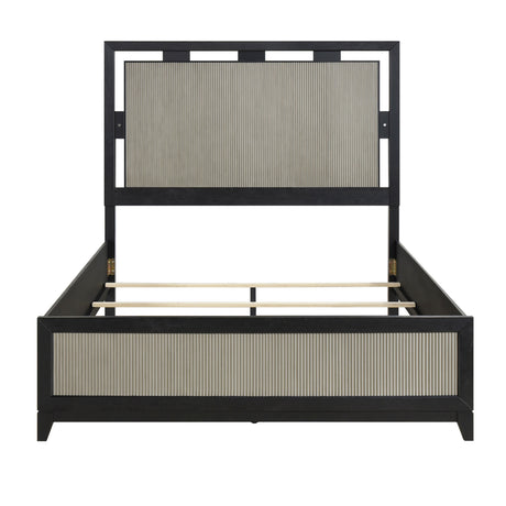 Garrison Charcoal 5pc Set (QB+NS+DR+MR+CH) from Homelegance - Luna Furniture