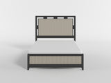 Garrison Charcoal/Gray King LED Panel Bed from Homelegance - Luna Furniture