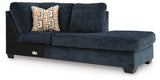 Aviemore Ink 2-Piece Sectional with Chaise and Rocker Recliner from Ashley - Luna Furniture