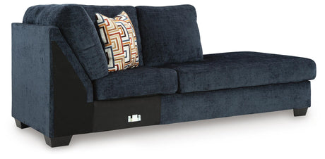 Aviemore Ink 2-Piece Sectional with Chaise and Rocker Recliner from Ashley - Luna Furniture